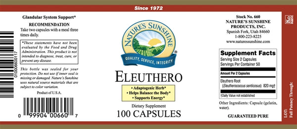 Eleuthero (100 Caps)