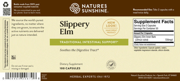 Slippery Elm (100 caps)