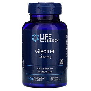 Life Extension, Glycine, 1,000 mg, 100 Vegetarian Capsules