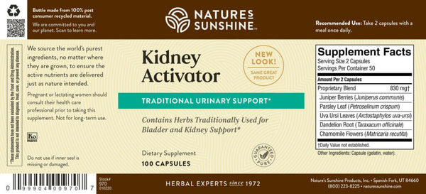 Kidney Activator  (100 caps)*