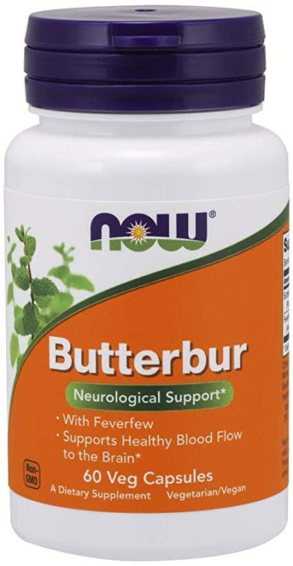 BUTTERBUR WITH FEVERFEW 60 VEGETARIAN CAPSULES