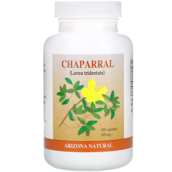 Chaparral - 500mg 180 Capsules - Arizona Natural