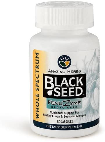 Black Seed FenuZyme - Bronc Care 60 Vegetarian Capsules