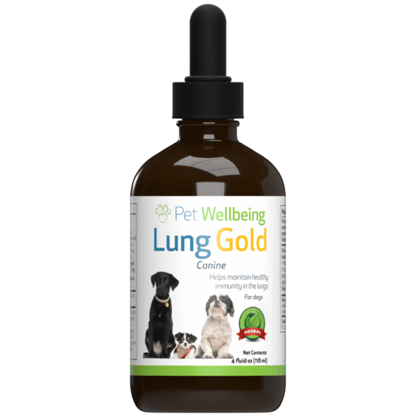 Lung Gold for dog lung infections and easy breathing (1 Bottle = 2oz, 4oz)(Free shipping over $50 Order)