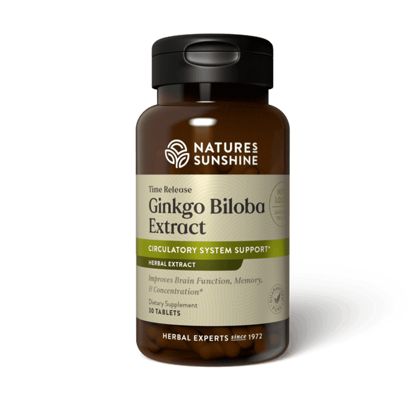 Ginkgo Biloba Extract Time-Release (30 Tabs)