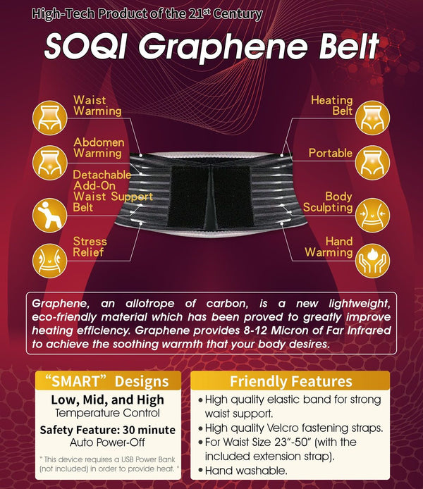 SOQI Graphene Belt (Save $30 Till July 1st)