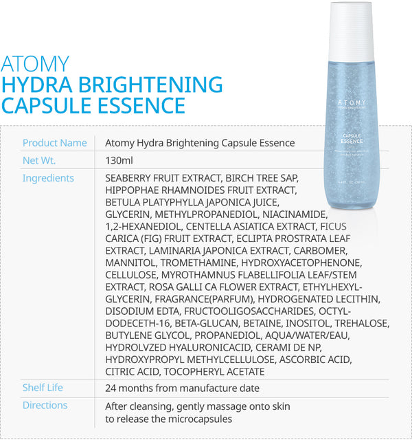 BEAUTY Atomy Hydra Brightening Care Set (Essence 130 ml, cream 60 ml)