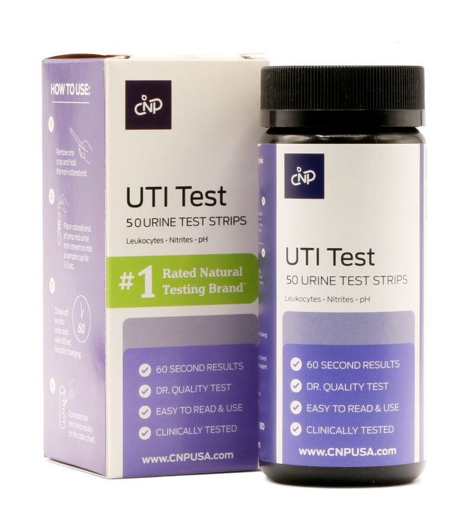 UTI Test Strips Kit – UTI Testing Kit, 50 Count Test Strips for pH, Leukocytes, & Nitrites