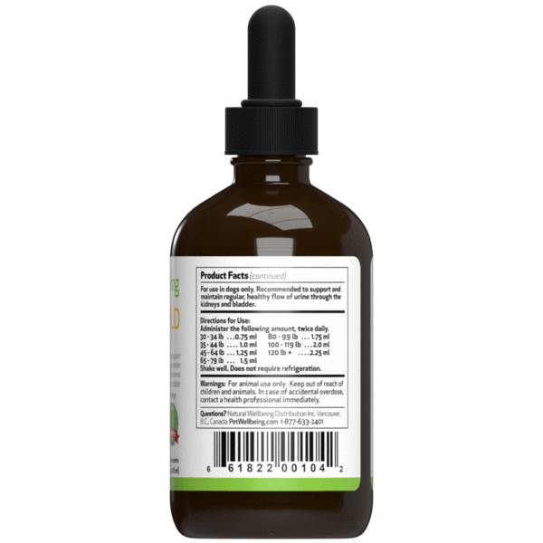 Urinary Gold for Canine Urinary Tract Health (1 Bottle = 2oz, 4oz)(Free shipping over $50 Order)