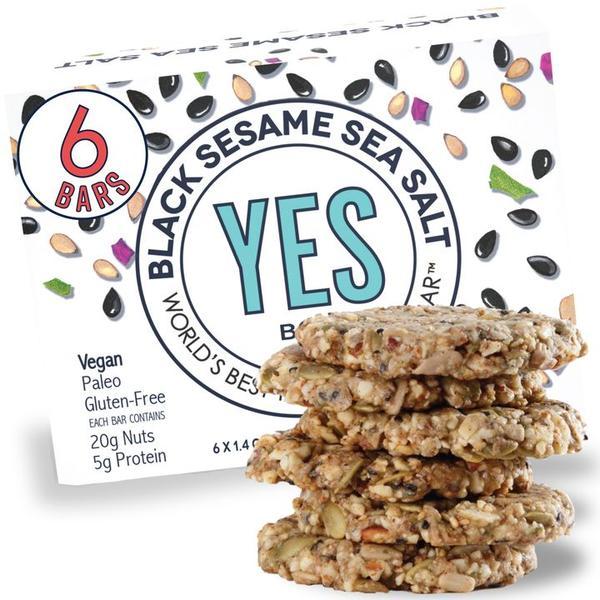 BLACK SESAME SEA SALT- 1.4 OZ SNACK BAR - YES BAR