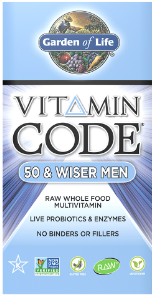 Vitamin Code - 50 & Wiser Men (Garden Of Life) 120 Caps