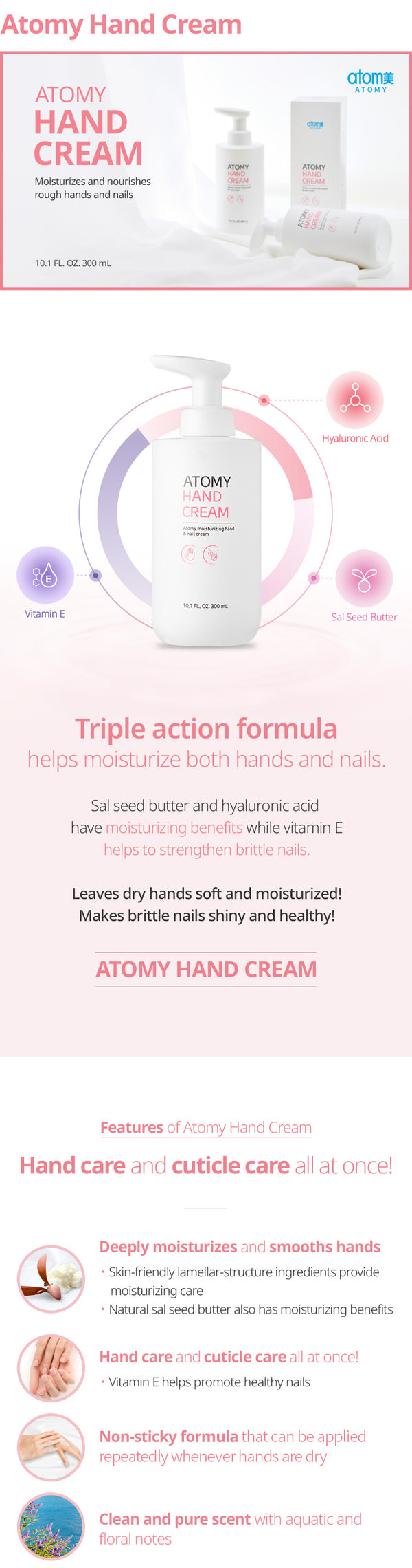 Hand Care & Cuticle Care(Avocado Butter,Vitamin E,Carotenoids)