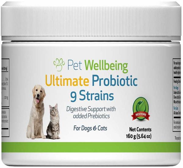 Ultimate Probiotic 9 Strains for Healthy Digestion in Cats(160 gram jar)(Free shipping over $50 Order)