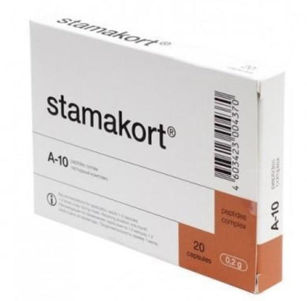 STAMAKORT - STOMACH PEPTIDE BIOREGULATOR (A-10) 20 CAPSULES