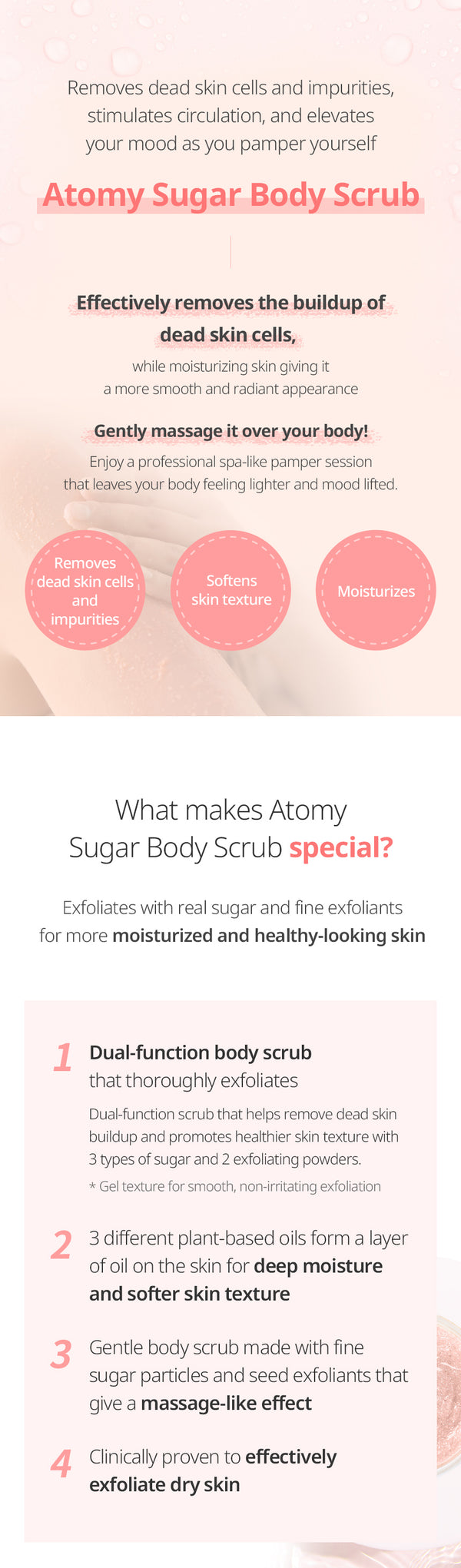 Atomy Sugar Body Scrub