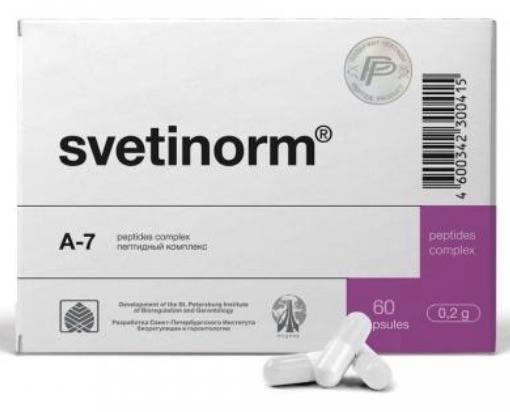 SVETINORM® A-7 LIVER PEPTIDE BIOREGULATOR - 60 CAPSULES