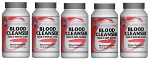 4 Phase Systemic Detox Package(PHASE I BLOOD CLEANSER 100 Capsules. PHASE II BLOOD CLEANSER 100 Capsules. PHASE III BLOOD CLEANSER 100 Capsules.  PHASE IV BLOOD CLEANSER 100 Capsules)