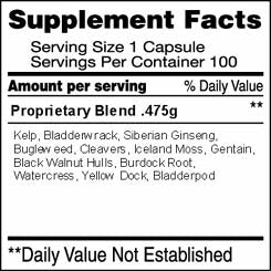 Thyroid 100 capsules