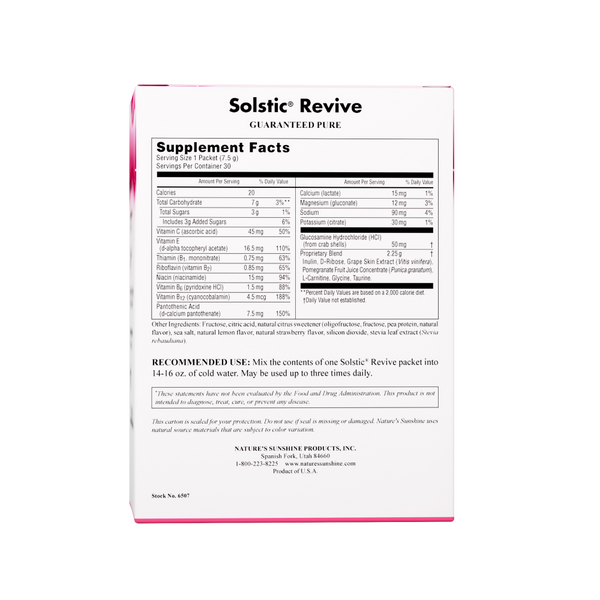 Solstic Revive  (30 packets)