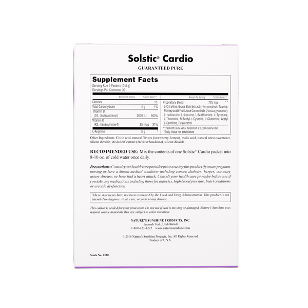 Solstic Cardio  (30 packets)